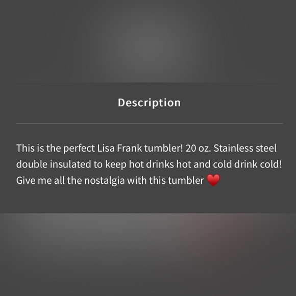 Lisa Frank Tumbler - Picture 4 of 4